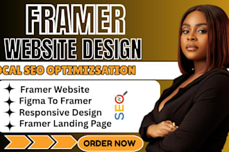 design framer website framer landing page framer web design expert