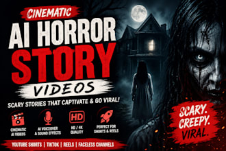 create cinematic ai horror story videos for youtube shorts and tiktok