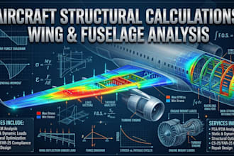 do aircraft wing and fuselage structural calculations