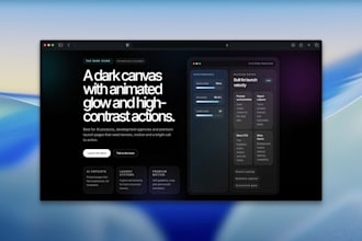 develop your landing page in nextjs