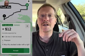 create automation for zifty, lyft uber order grabber bot, instacart reactivation