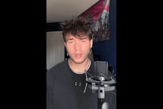 be your male rapper and hip hop singer for cover song and recreate instrumental