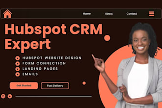 build hubspot website, hubspot landing pages, hubspot forms, and hubspot emails