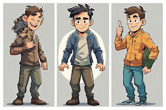 draw manga comic book, webtoon anime illustration for you