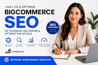 fix bigcommerce technical SEO errors and optimize for google