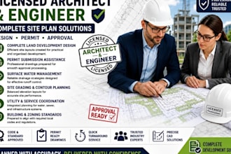 create professional site plans, grading and permit drawings