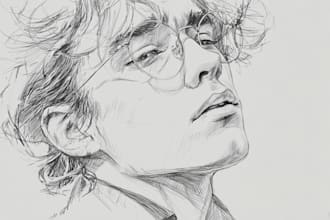 draw pencil sketch illustrations