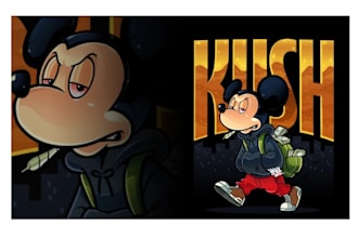 design custom mascot and cartoon character