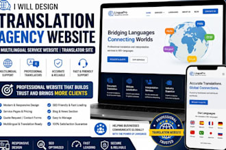 design translation agency translator website multilingual service website