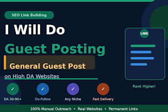 publish general guest post on da 60 plus sites with backlink