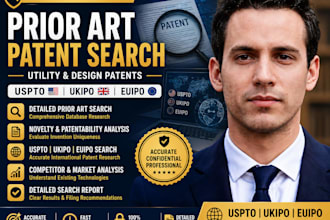 do prior art patent search uspto ukipo euipo utility and design patents