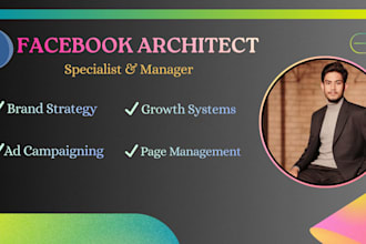 be your expert facebook page manager and content creator