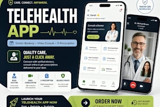 build rork ai telehealth app, doctor booking patient ios mobile app saas