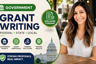 government grant writing for federal, state, and local funding proposals