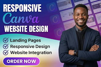 canva website design canva ugu portfolio  websitelanding page business website