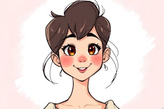 make a fabulous disney cartoon portrait