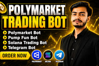 develop blockchain telegram pumpfun and solana trading bots
