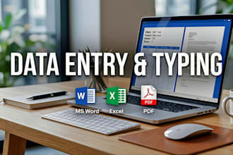 do fast data entry, copy typing and audio to text transcription