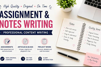 neat handwritten notes and assignments in english and hindi
