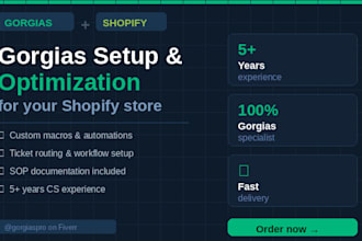 fix your gorgias setup and automate your shopify customer service