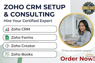 do zoho crm setup zoho one zoho creator books deluge scripting zoho expert