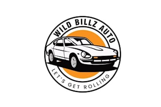 design monogram super wild auto logo