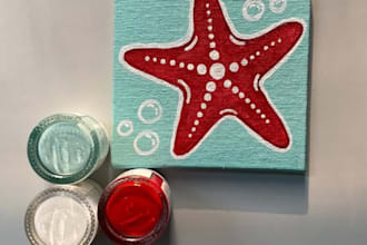 make creative watercolor and acrylic paintings