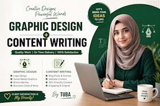design aesthetic social media posts and write engaging captions