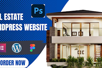 redesign real estate wordpress website with property listing elementor pro
