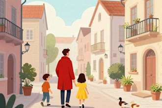 create a beautiful digital illustration