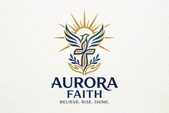 design a meaningful and inspiring faith inspired logo for your brand