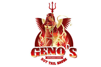 make devilishly good logo for a great cocktail bar sauce