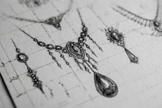 create amazing jewelry sketches and find your own design