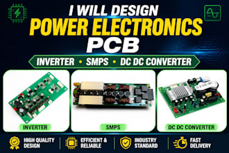 design power electronics pcb inverter smps and dc dc converter circuit