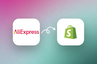 build an automated shopify pod alibaba store