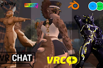 custom vrc character vrchat avatar 3d model furry nsfw art nsfw model 3d rigging