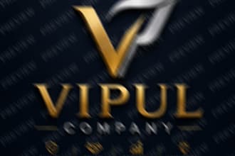 create modern luxury logo design for your business