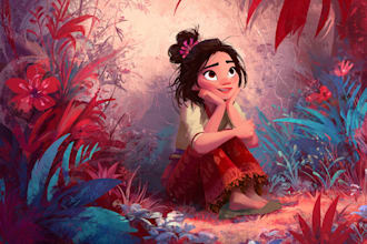 draw disney cartoon illustration