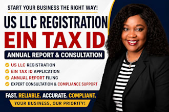 get ein tax id register a us llc, annual report llc registration consultation