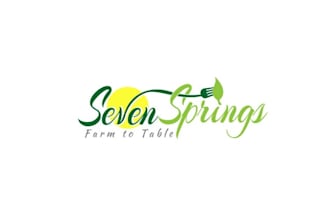make classic fresh young logo for seven springs farm table