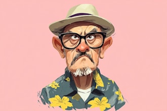 draw nice cartoons and caricatures