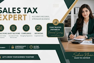 accounting, bookkeeping and tax expert sales tax