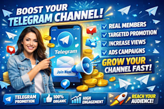 promote telegram channel and telegram ads