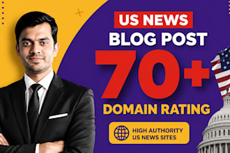 write and publish a guest post on my DR 70 plus US news site