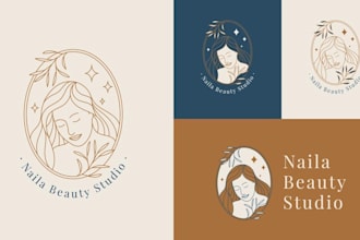 do makeup, tattoo, beauty cosmetic logo design for your business