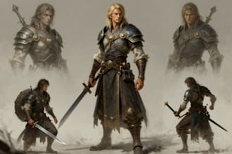 draw fantasy illustrations, concept art, and card game art