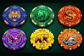 design professional poker chip or poker logo for poker brand