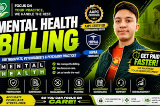 do mental health billing and credentialing as your expert medical biller