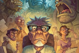 comic book illustration with comic book illustrator