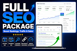 provide a full SEO package for your website to boost ranking